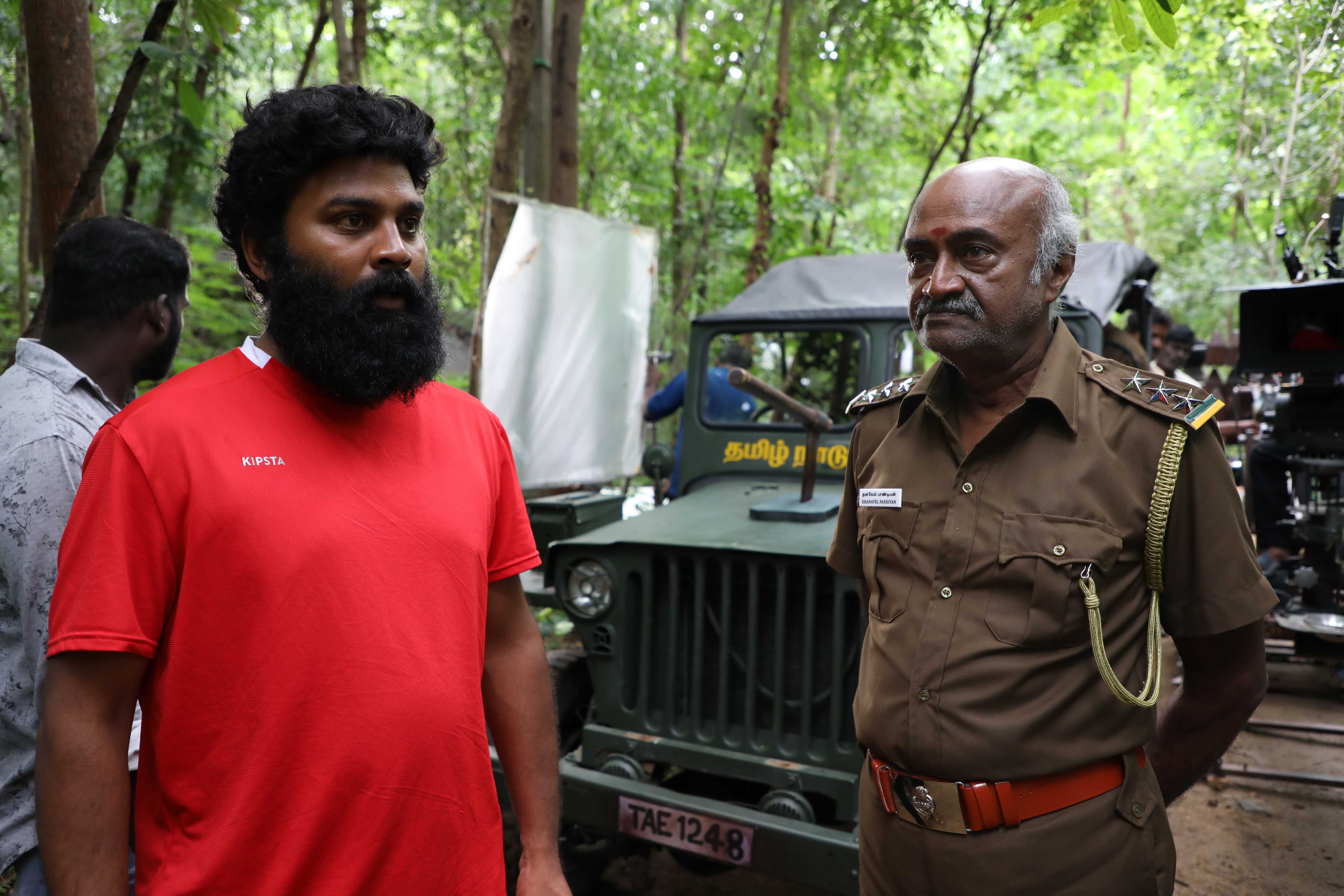 Director Mithun Maheshwaran on set — Arikomban